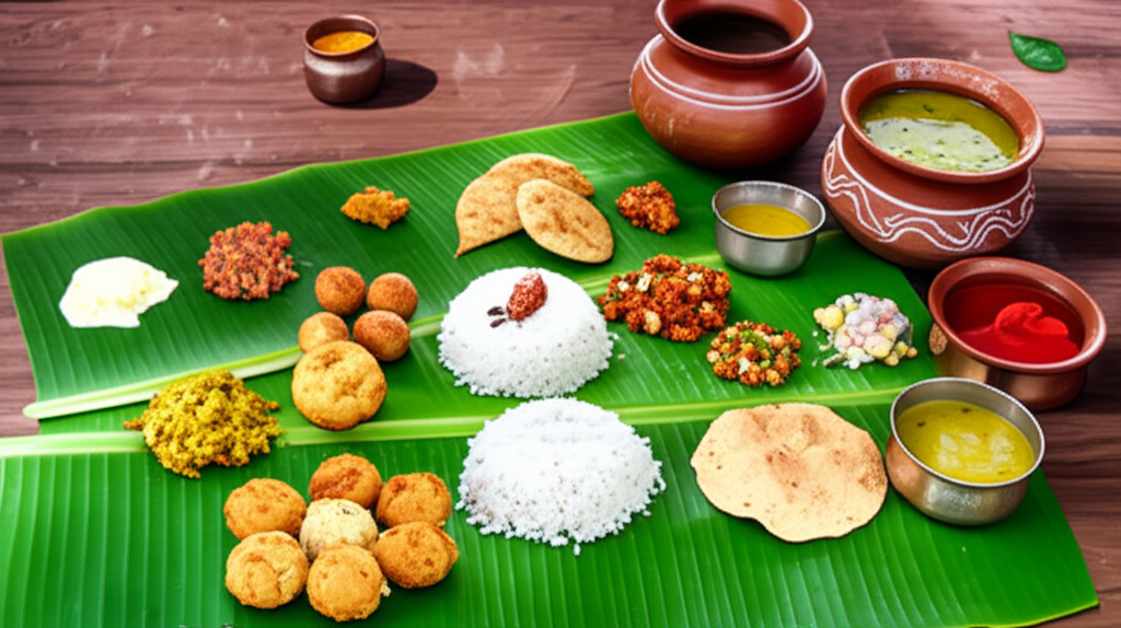Traditional Andhra-Telangana Village Feast